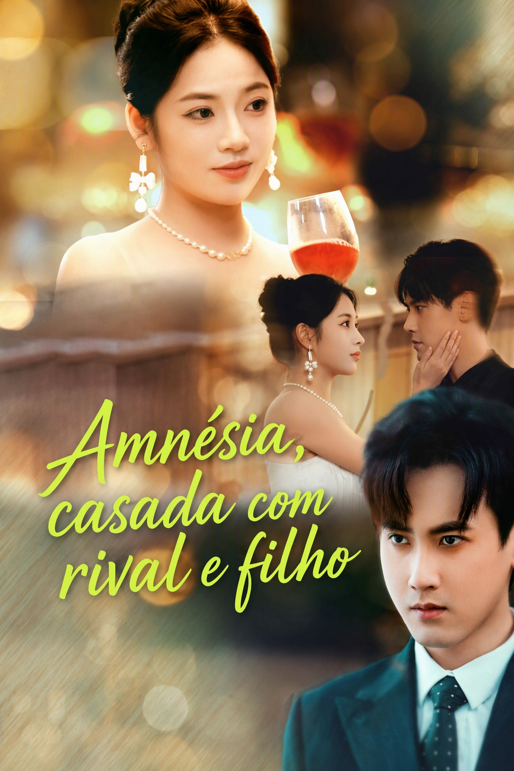 Amnésia, casada com rival e filho
