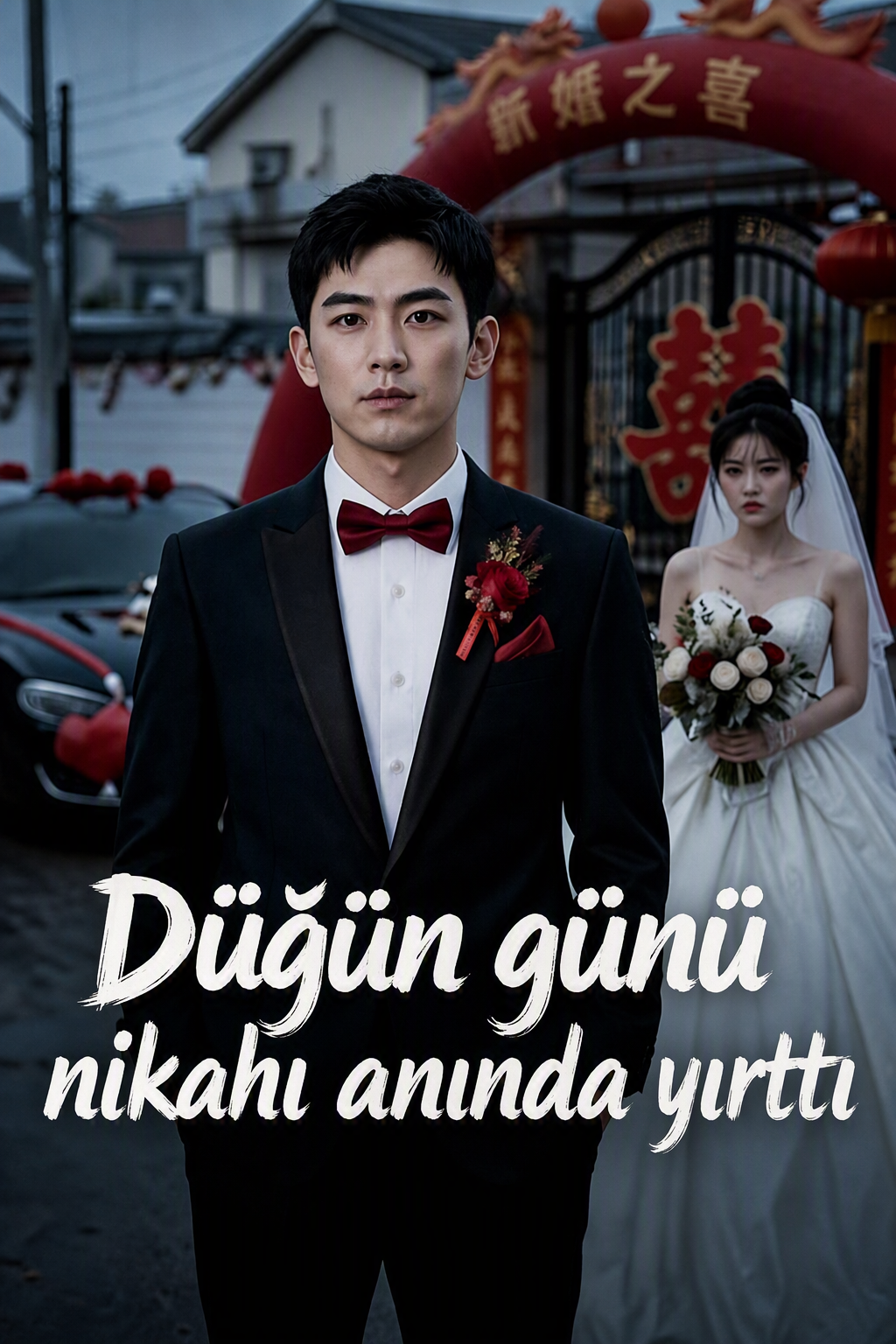 Düğün günü nikahı anında yırttı