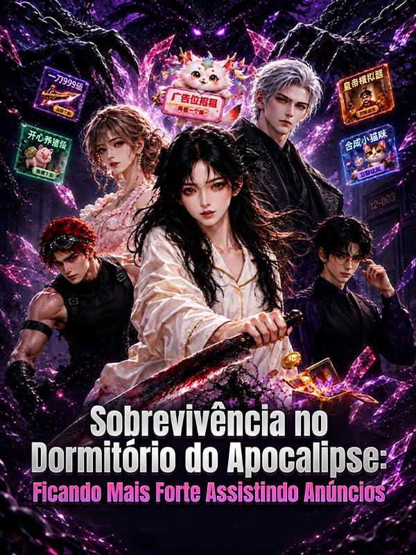 Sobrevivência no Dormitório do Apocalipse: Ficando Mais Forte Assistindo Anúncios