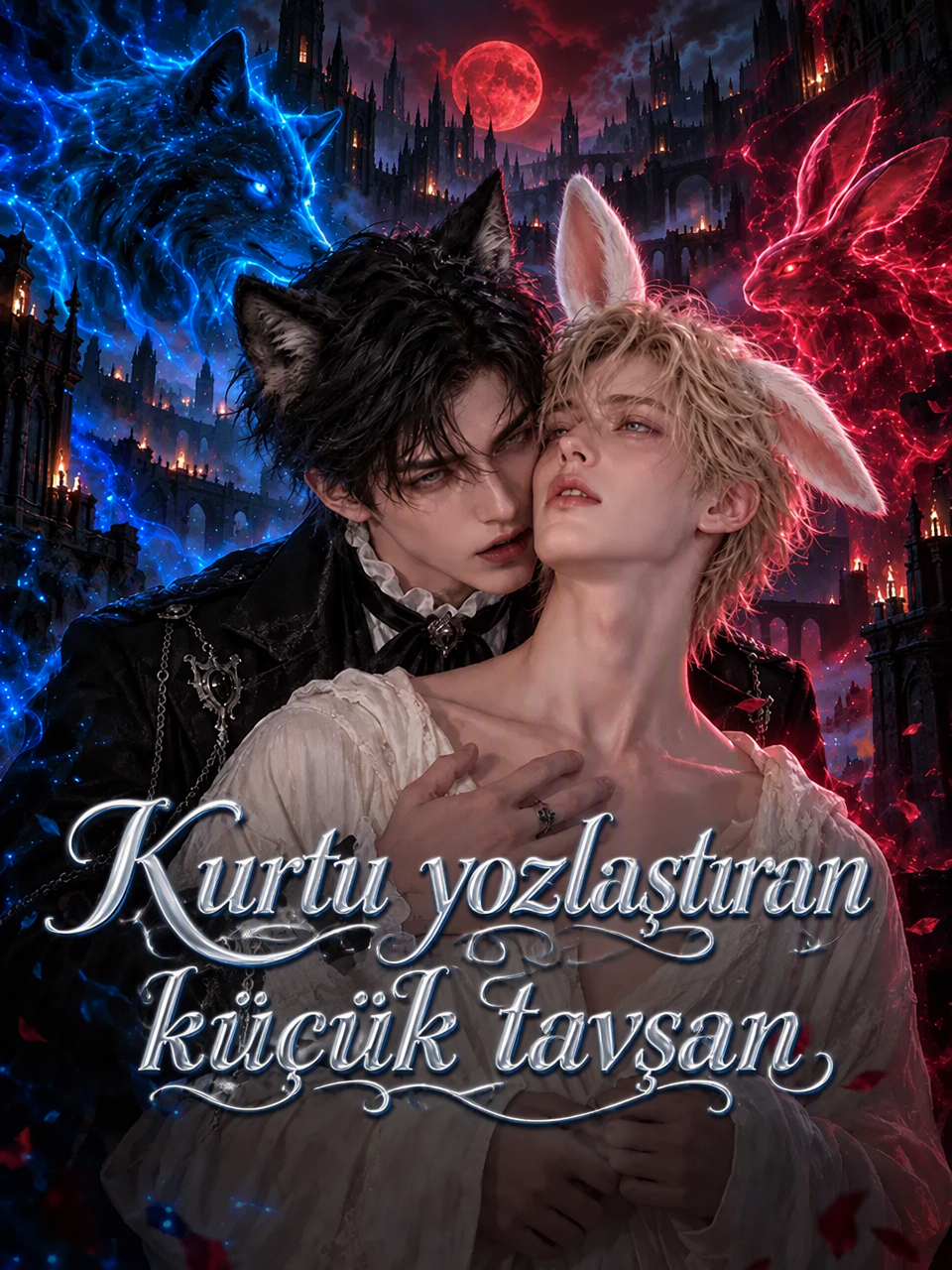 Kurtu yozlaştıran küçük tavşan
