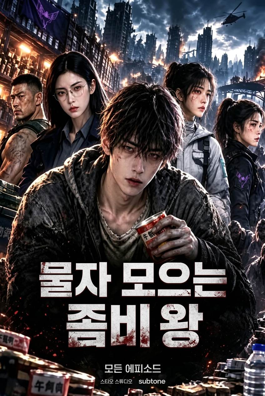 물자 모으는 좀비 왕
