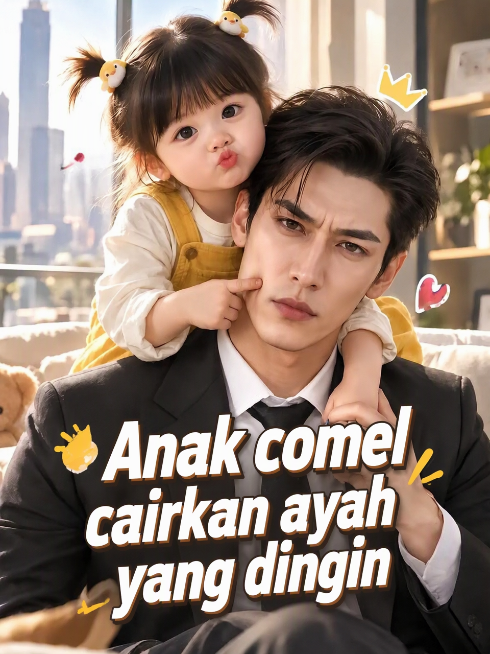 Anak comel cairkan ayah yang dingin