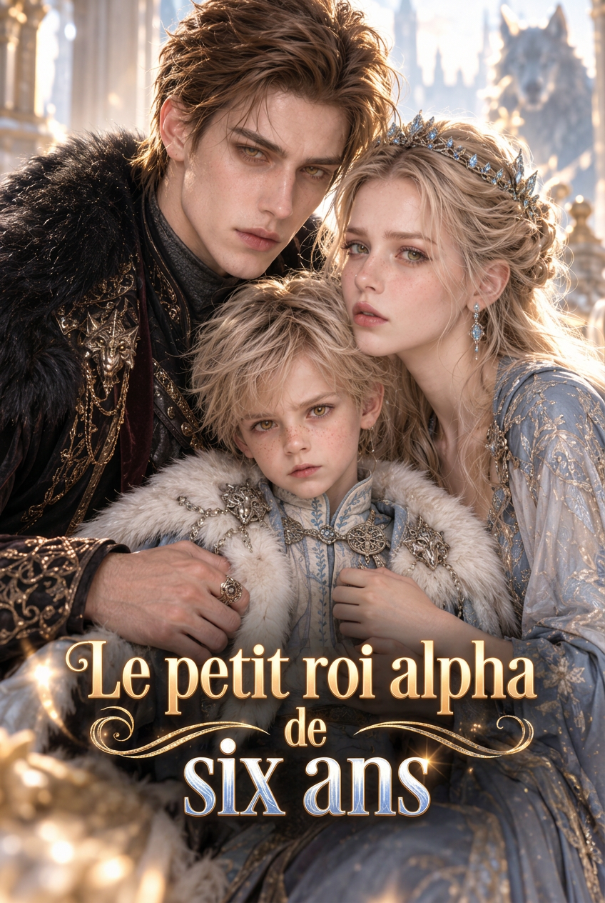 Le petit roi alpha de six ans