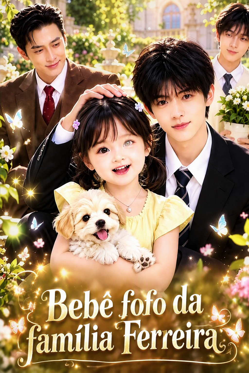 Bebê fofo da família Ferreira