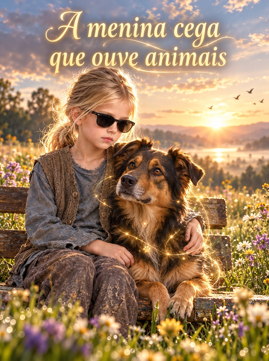 A menina cega que ouve animais