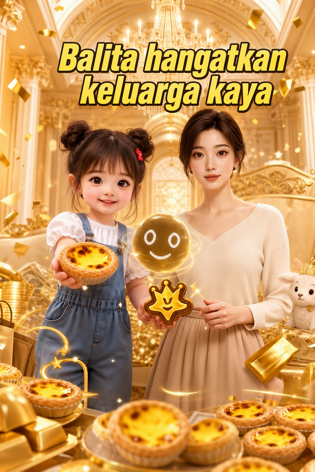 Balita hangatkan keluarga kaya
