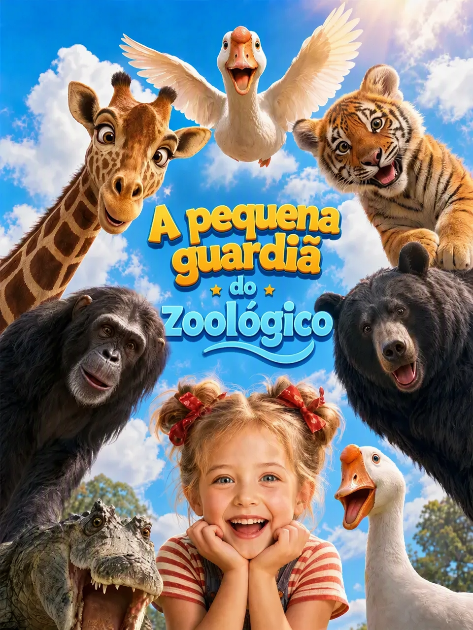 A pequena guardiã do zoológico