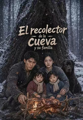 El recolector de la cueva y su familia