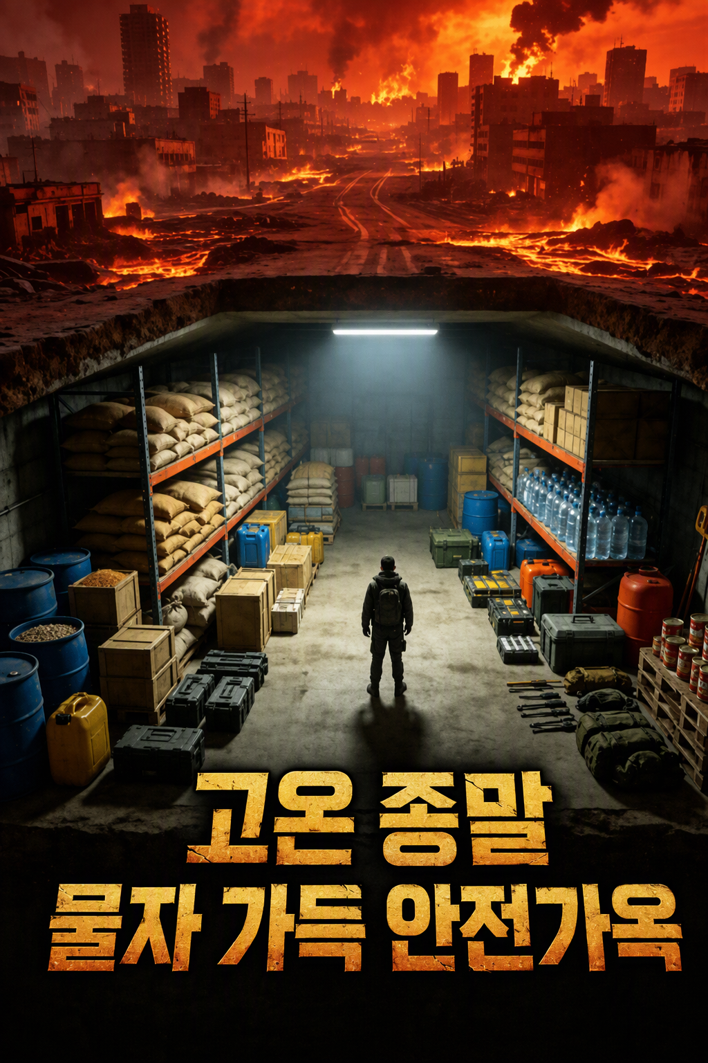 고온 종말 물자 가득 안전가옥