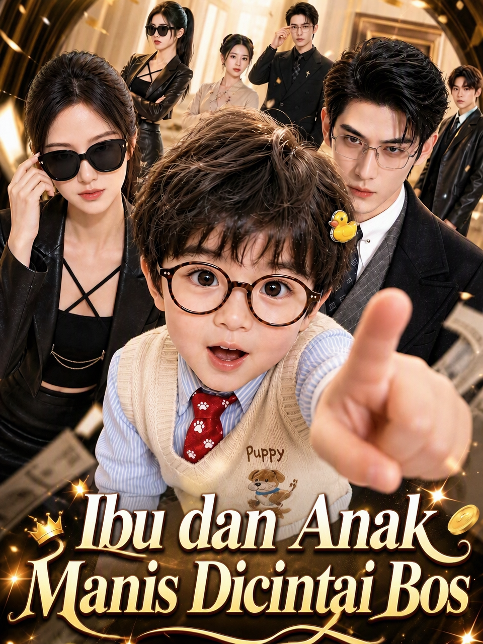 Ibu dan anak manis dicintai bos