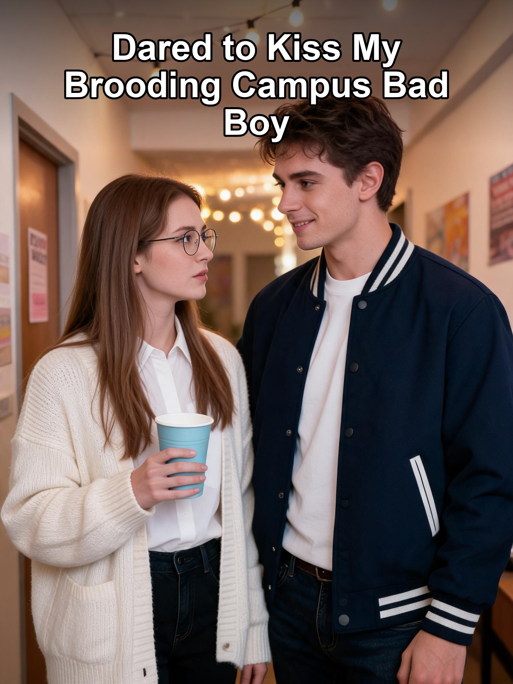 Dared to Kiss My Brooding Campus Bad Boy