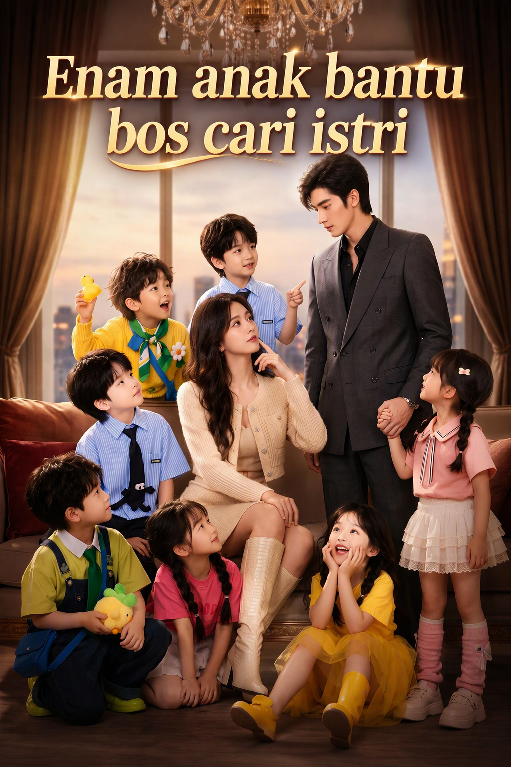 Enam anak bantu bos cari istri