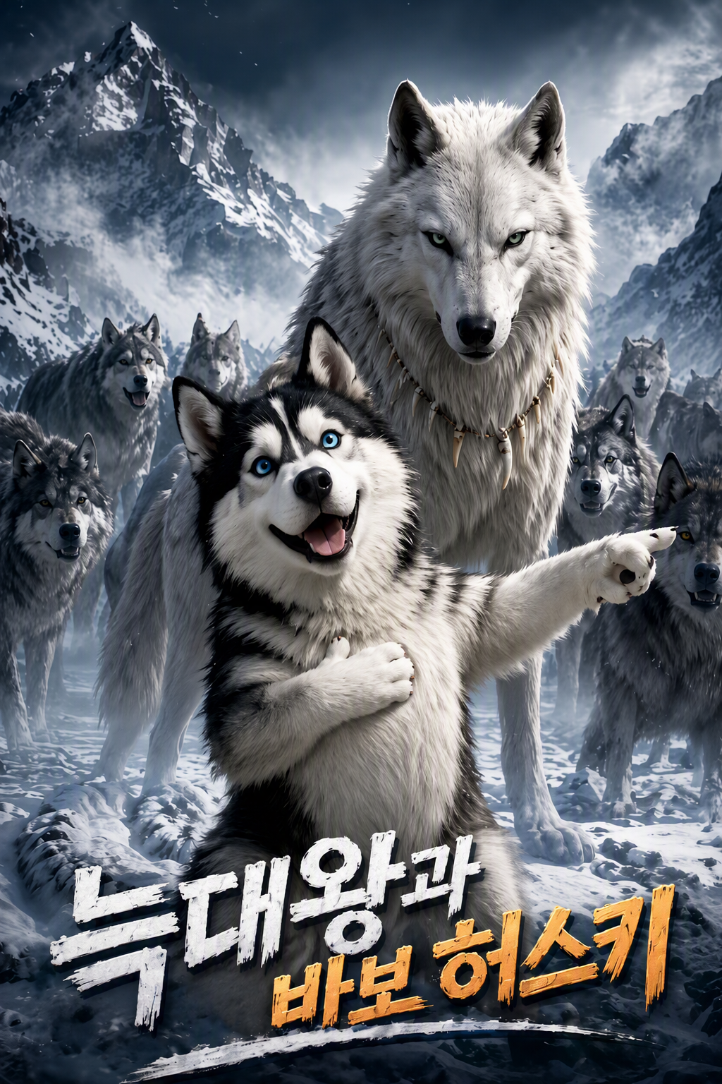 늑대왕과 바보 허스키