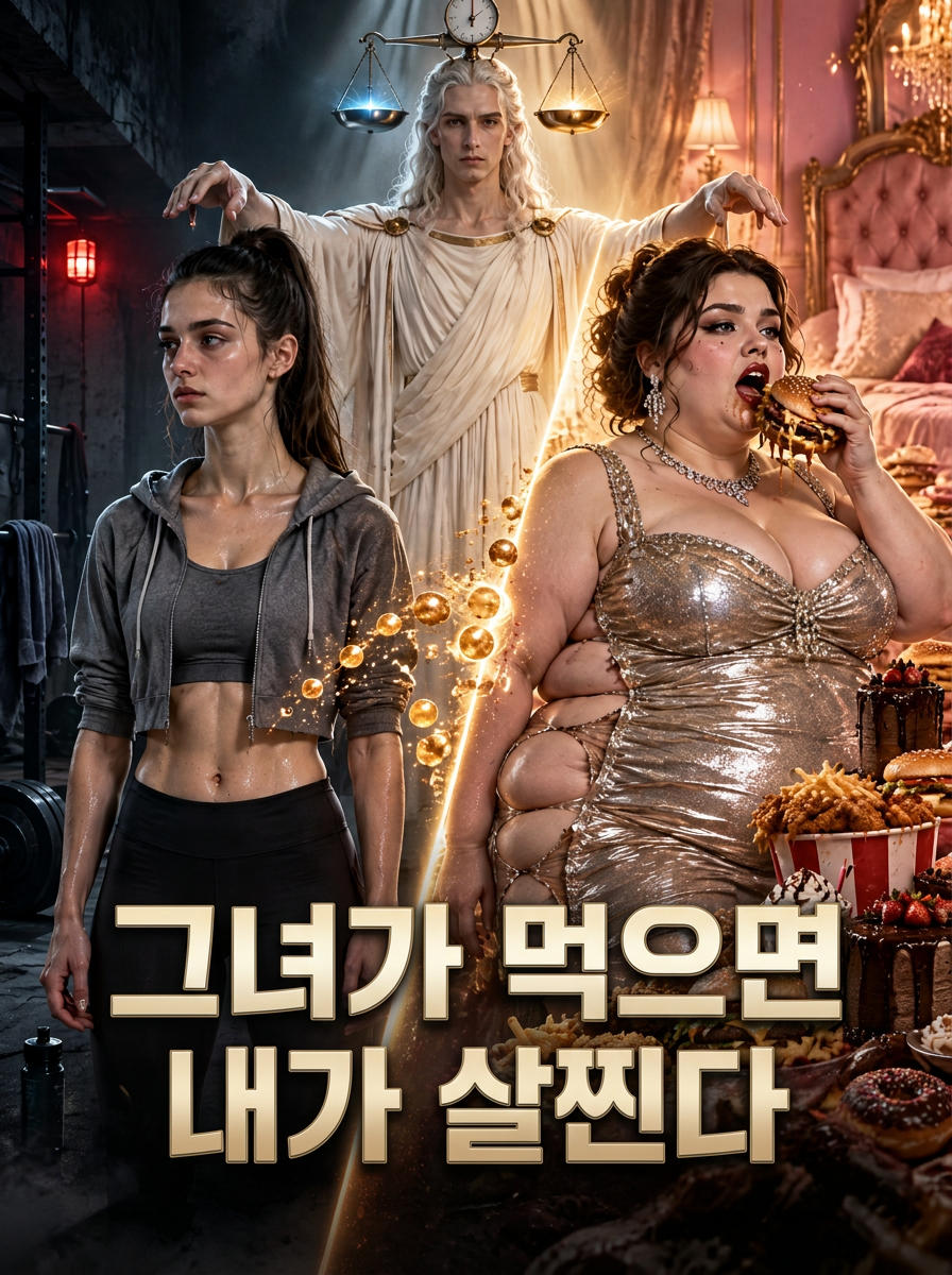 그녀가 먹으면 내가 살찐다