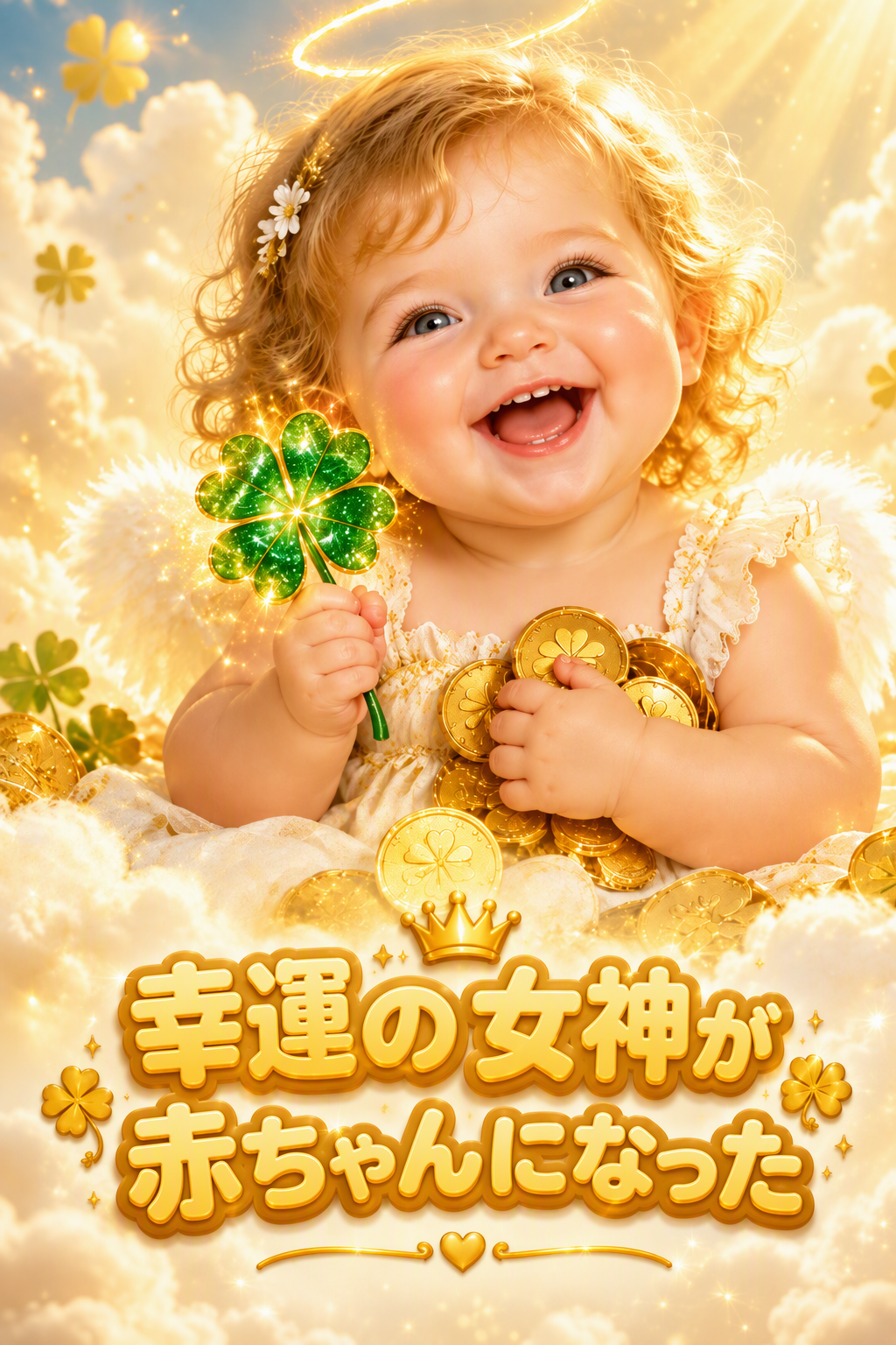 幸運の女神が赤ちゃんになった