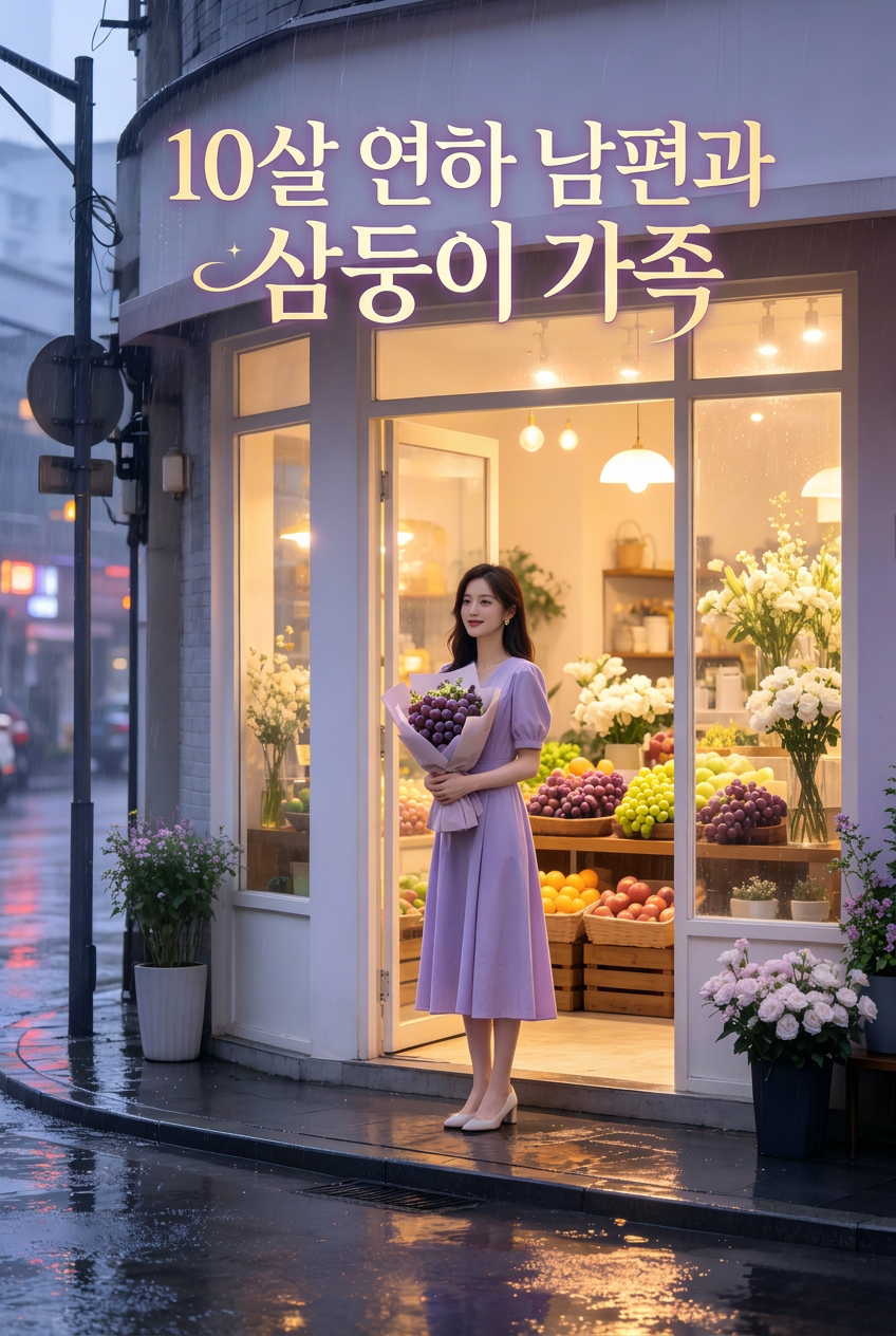 10살 연하 남편과 삼둥이 가족