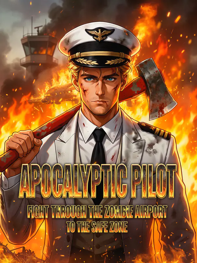 Apocalyptic Pilot Fight Through the Zombie Airport to the Safe Zone