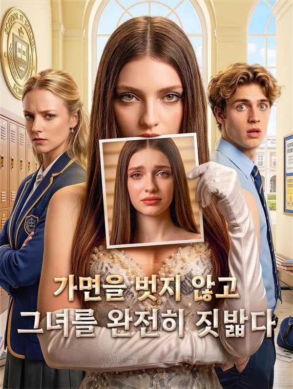 가면을 벗지 않고, 그녀를 완전히 짓밟다
