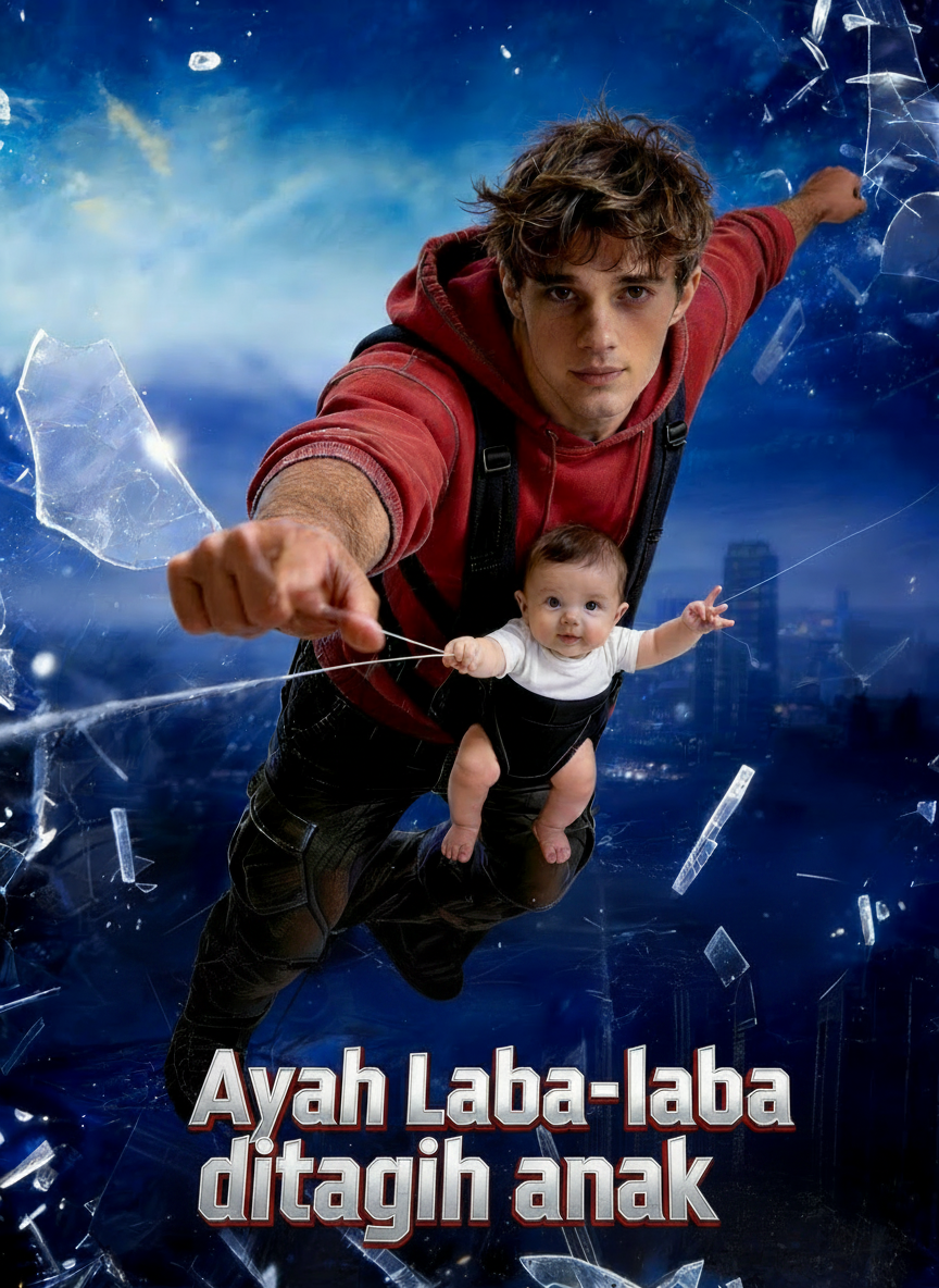 Ayah laba-laba ditagih anak