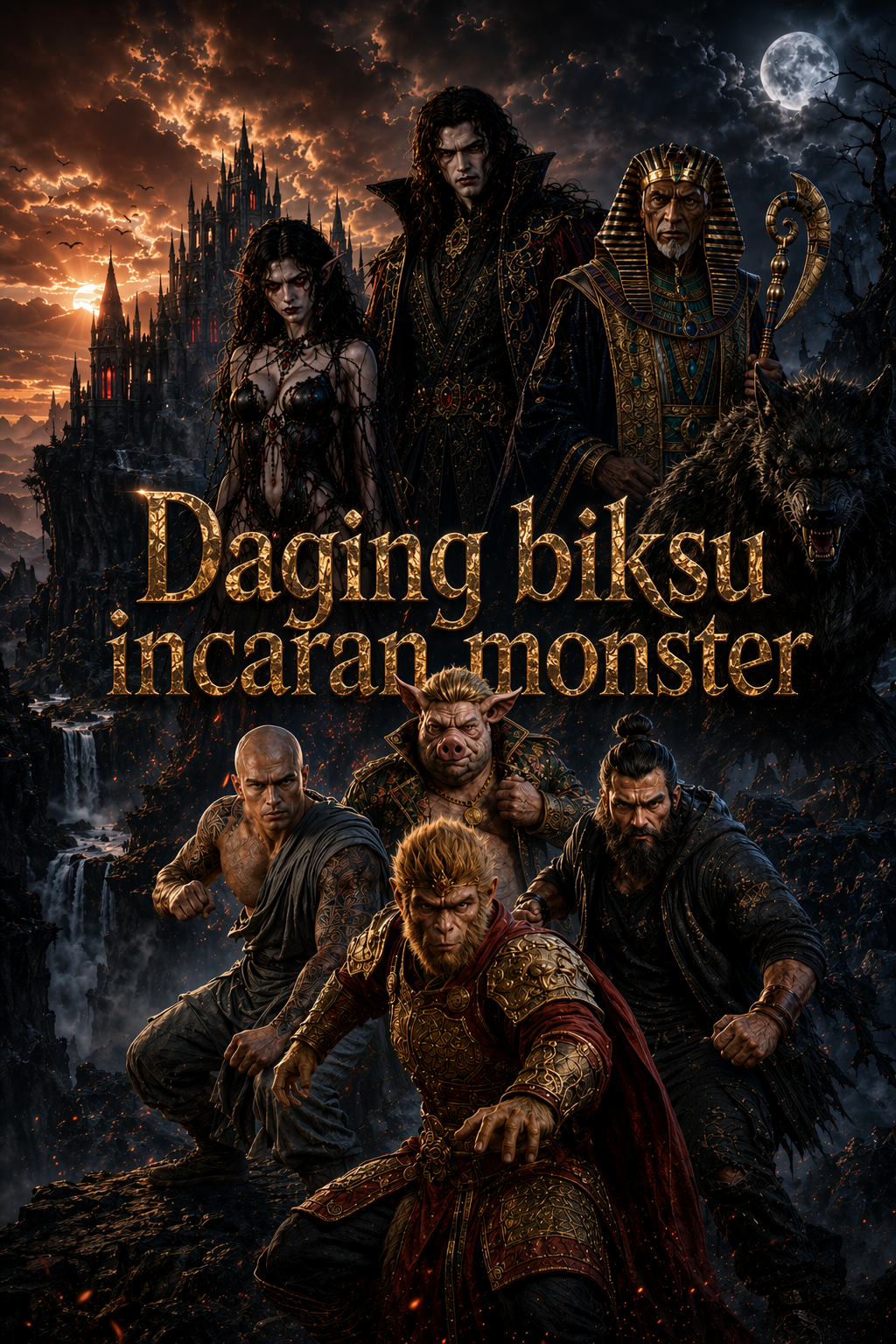 Daging biksu incaran monster