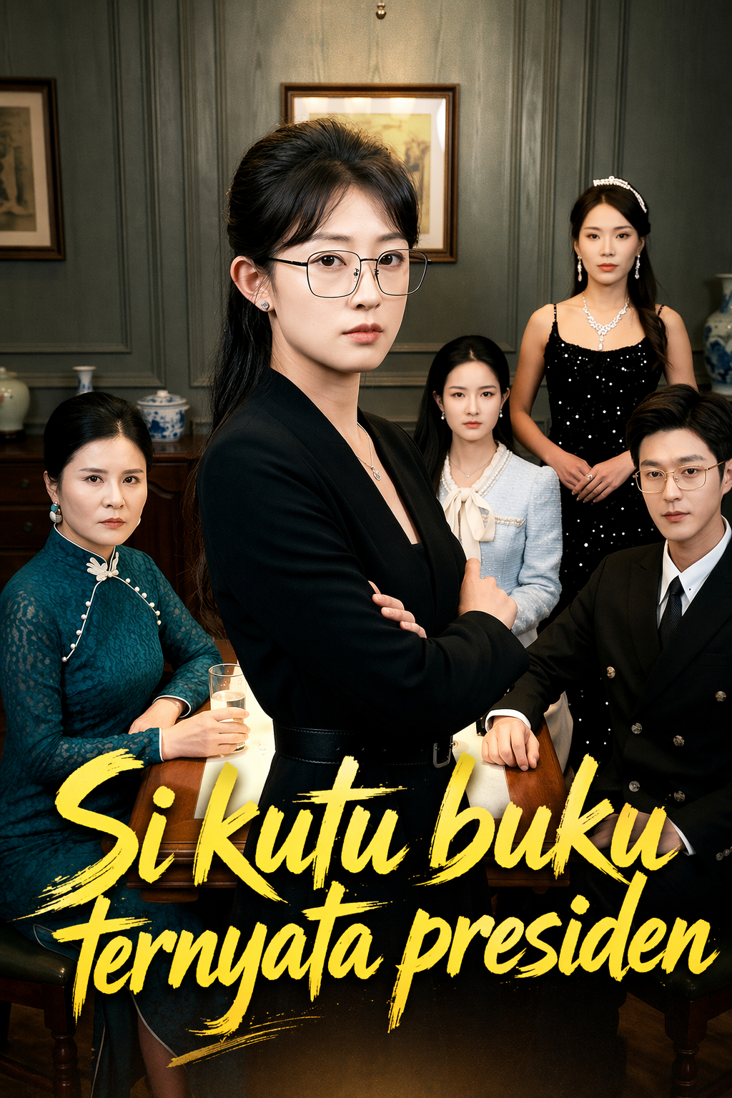 Si kutu buku ternyata presiden