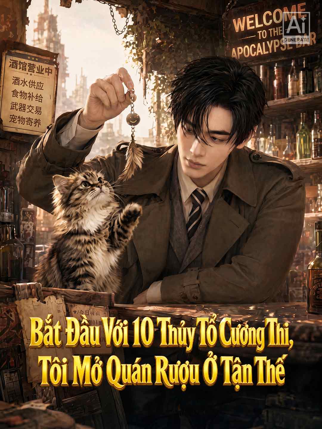 Bắt Đầu Với 10 Thủy Tổ Cương Thi, Tôi Mở Quán Rượu Ở Tận Thế