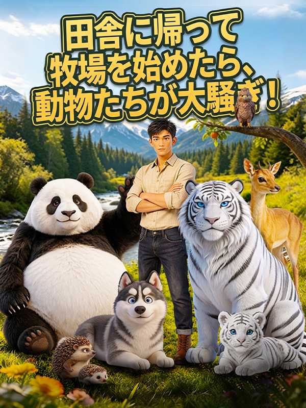田舎に帰って牧場を始めたら、動物たちが大騒ぎ！
