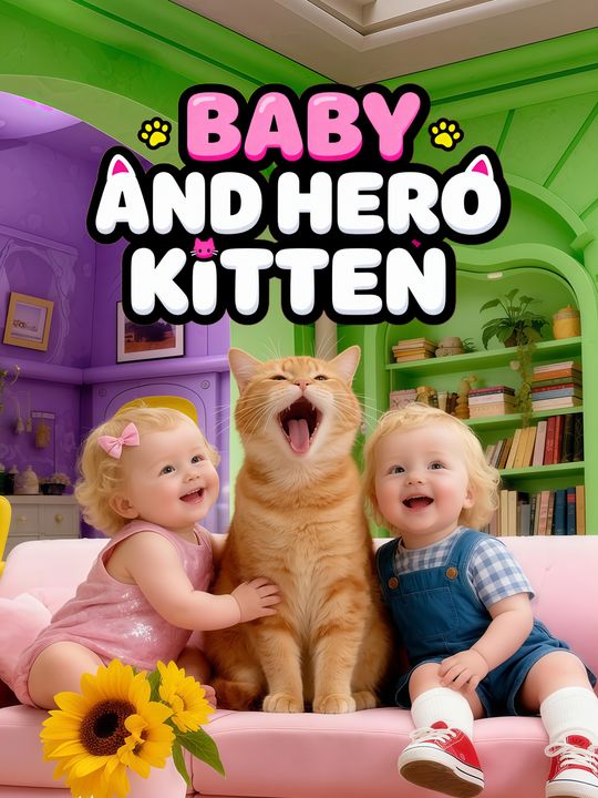 Bayi dan kucing pahlawan