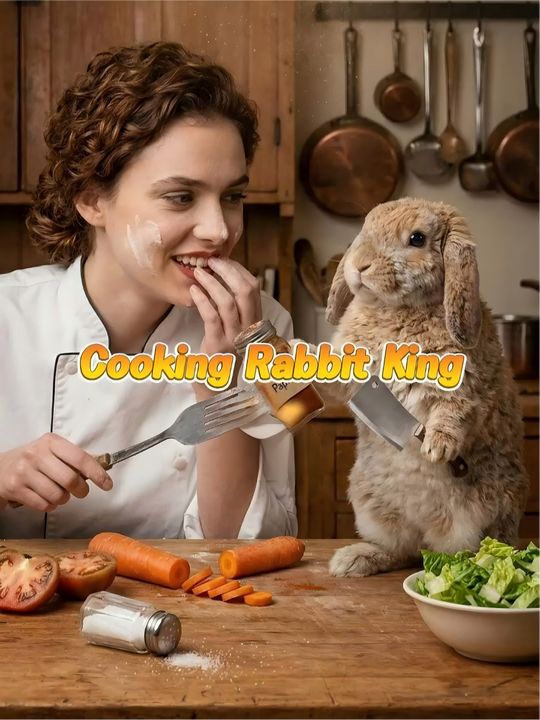 Raja kelinci di dapur
