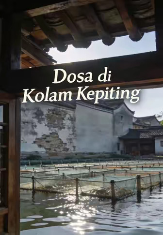 Dosa di Kolam Kepiting