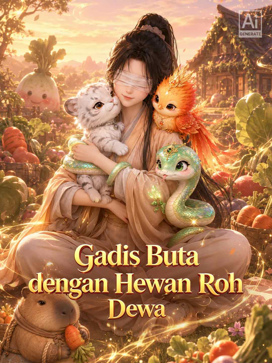 Gadis Buta dengan Hewan Roh Dewa