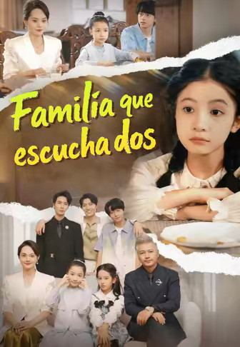 Familia que escucha dos