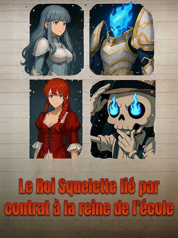 Le Roi Squelette lié par contrat à la reine de l'école
