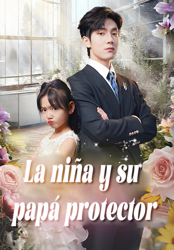 La niña y su papá protector