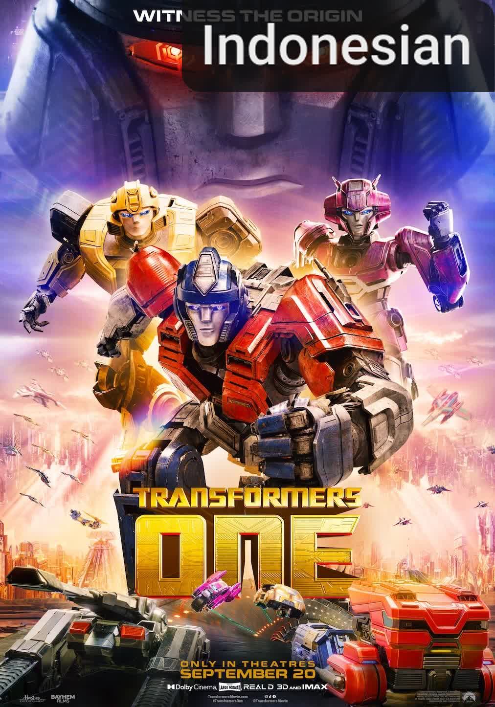 Transformers One [Indonesian] (2024)