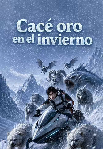 Cacé oro en el invierno