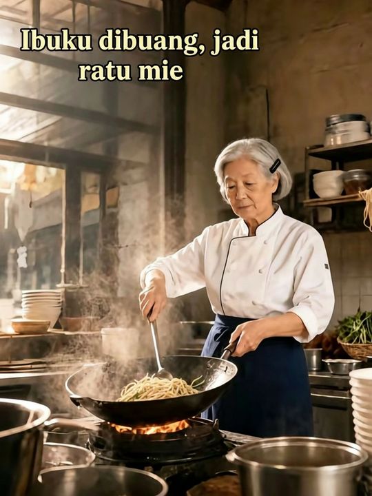 Ibuku dibuang, jadi ratu mie