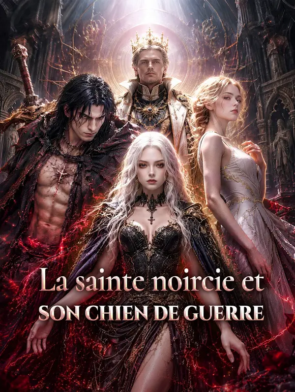 La sainte noircie et son chien de guerre