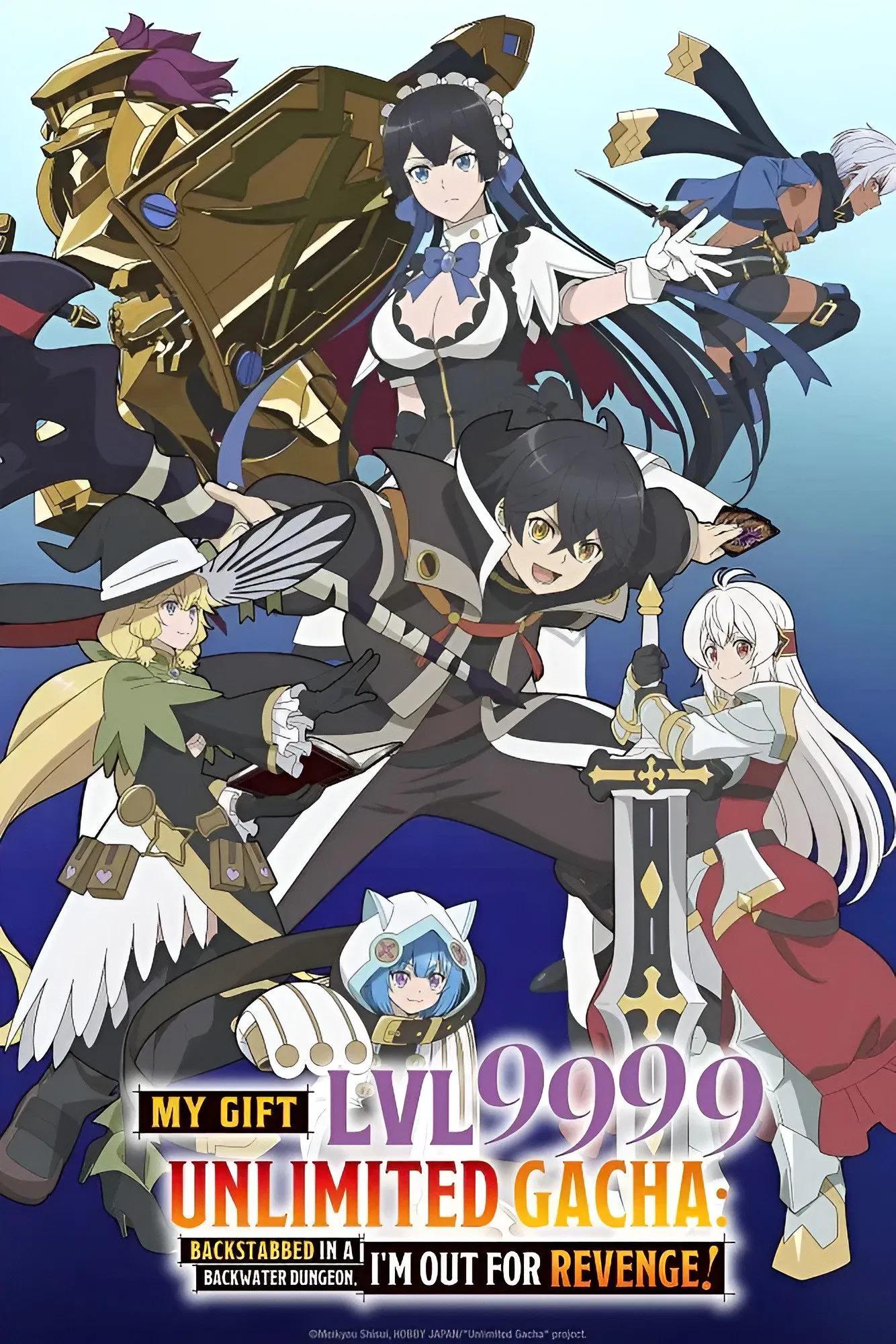 My Gift Lvl 9999 Unlimited Gacha: Backstabbed in a Backwater Dungeon, I'm Out for Revenge! [Portuguese]