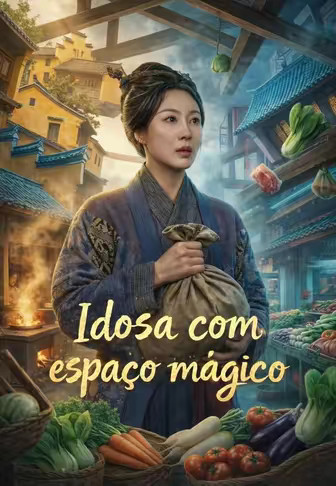 Idosa com espaço mágico