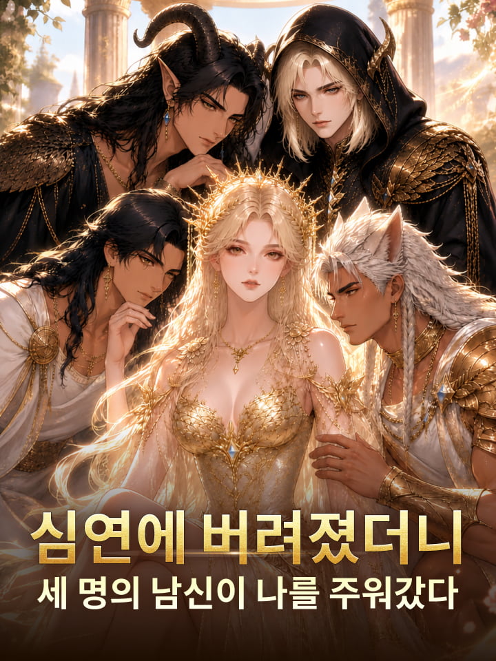 심연에 버려졌더니 세 명의 남신이 나를 주워갔다