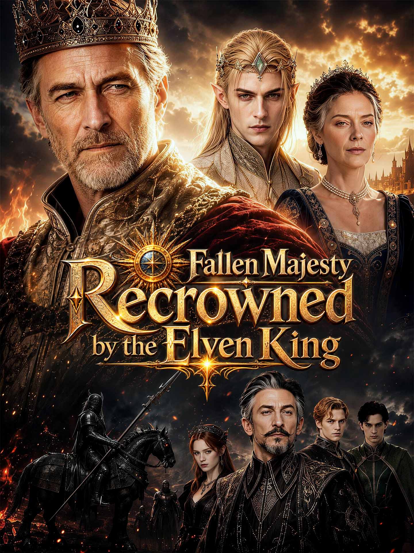Fallen Majesty Recrowned by the Elven King