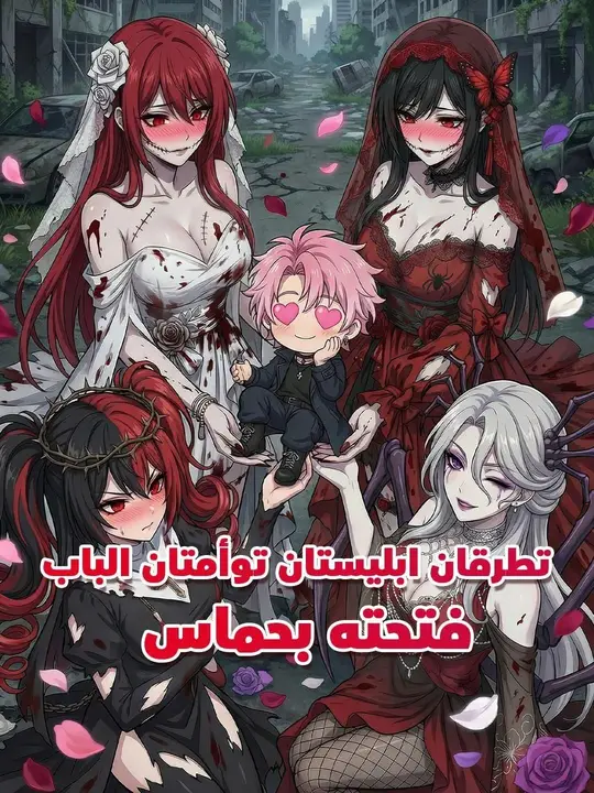تطرقان ابليستان توأمتان الباب… فتحته بحماس
