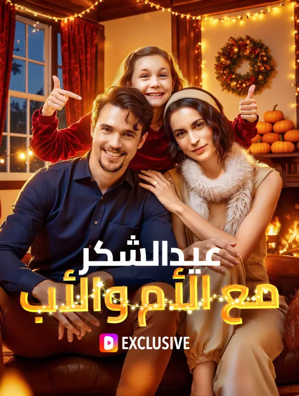 عيد الشكر مع الأم والأب