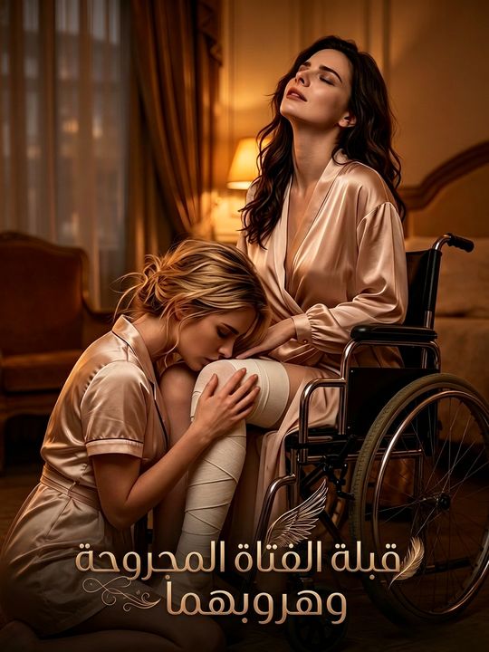 قبلة الفتاة المجروحة وهروبهما