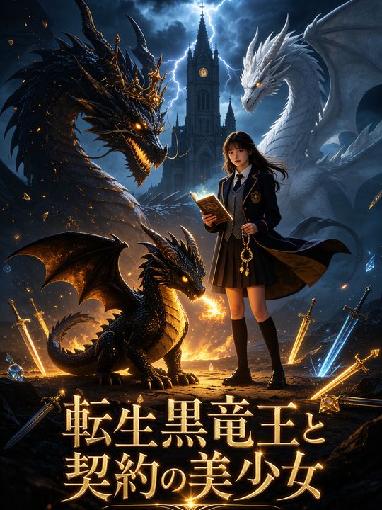 転生黒竜王と契約の美少女