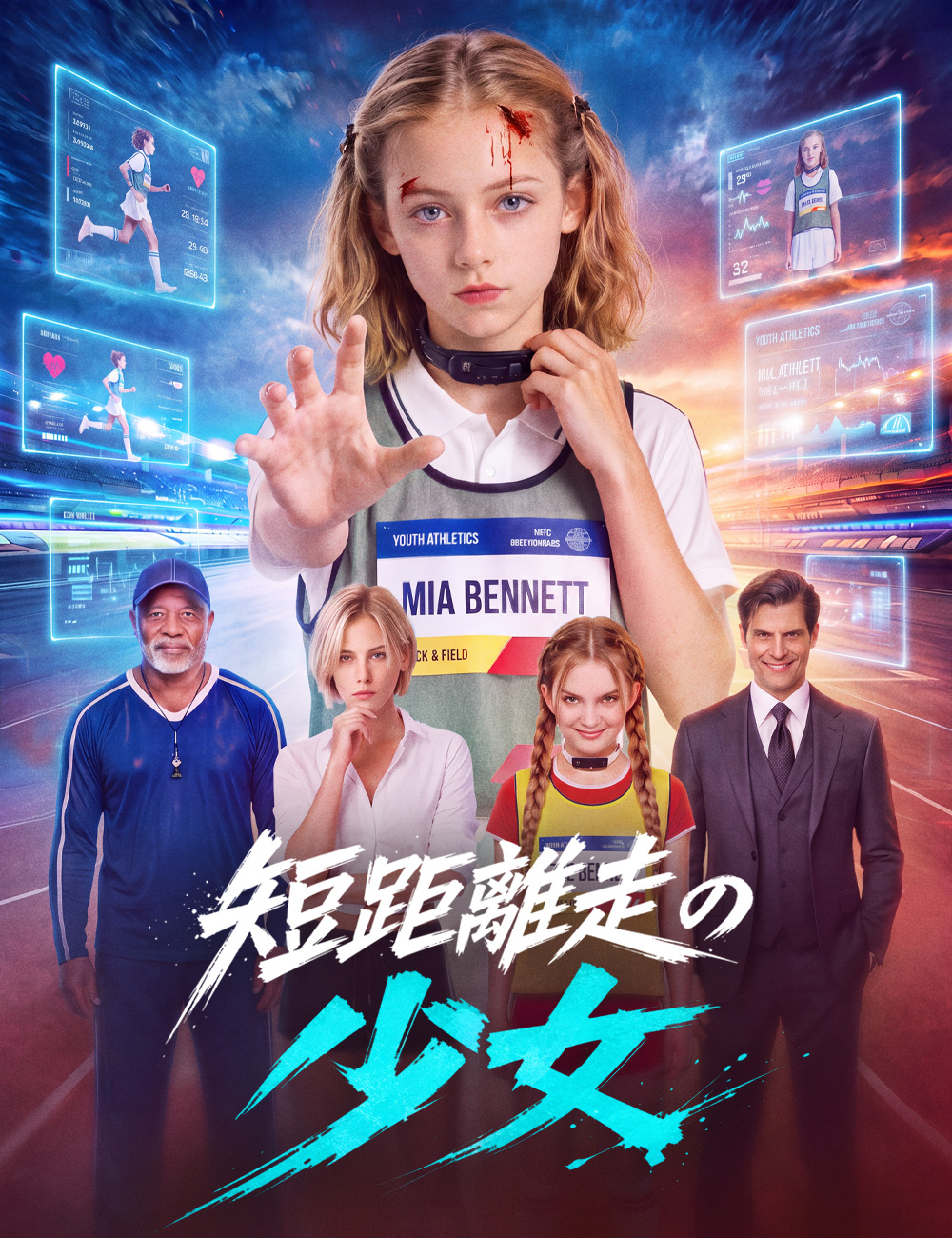 短距離走の少女(吹き替え)