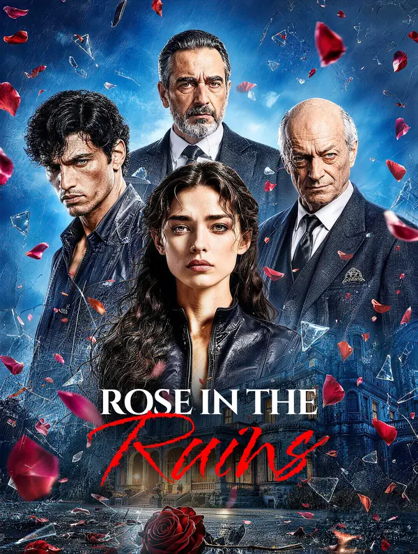 Rose in the ruins
