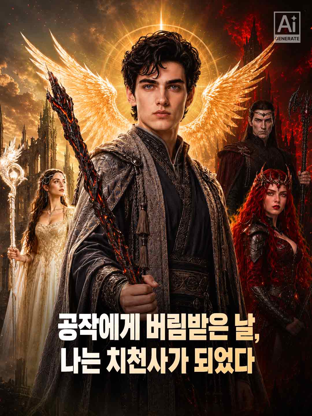 공작에게 버림받은 날, 나는 치천사가 되었다