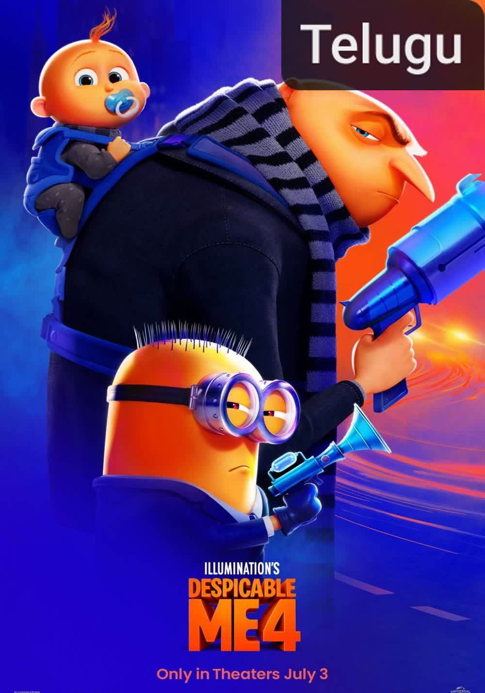 Despicable Me 4 [Telugu] (2024)